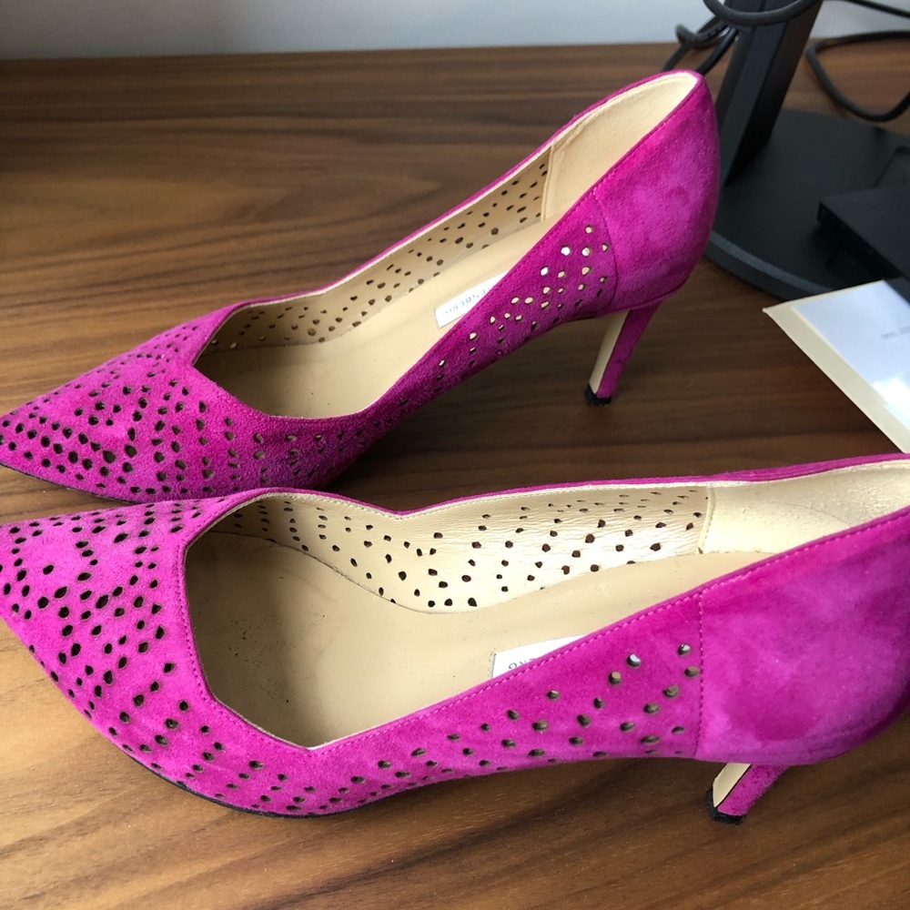 Diane Von Furstenberg Suede Heels
